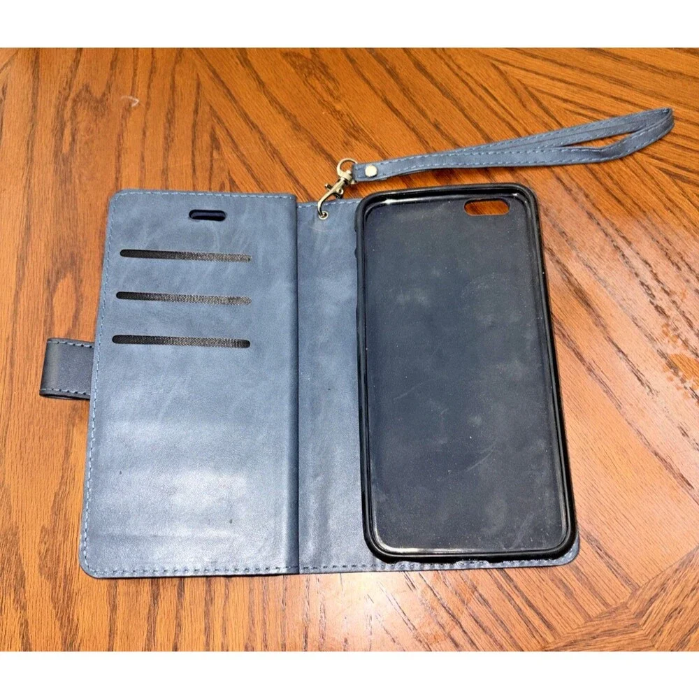 Leather Wallet Magnetic Folio Case for iPhone 6 Plus / 6s Plus 5.5